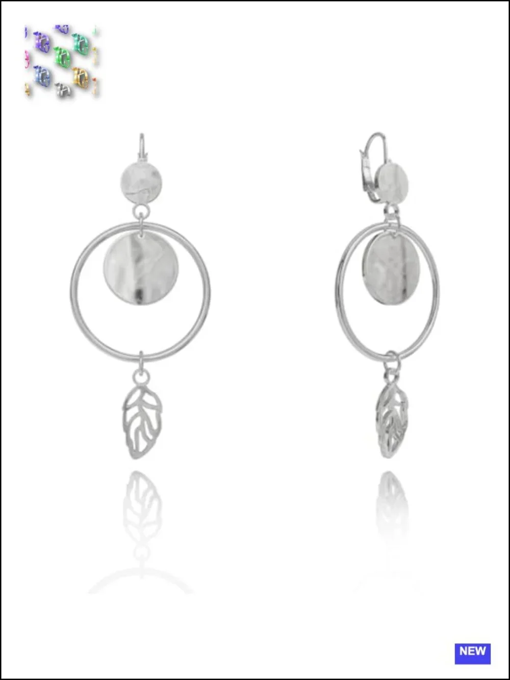 14K Gold Plated Stainless Steel Geometric Drop Dangle Earrings Hypoallergenic